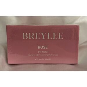 Breylee 60 piece Rose Essence Under Eye Masks NIB